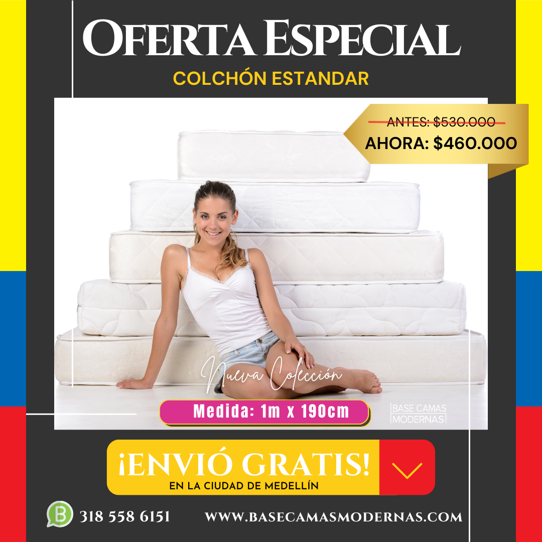 #colchones #colchonesmedellin #basecamas #basecamasmedellin #camas #camasmedellin #camasmodernas #basecamasmodernas #espaldares #espaldaresdecamas #muebles
